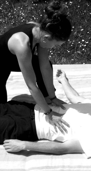 Shiatsu au sol